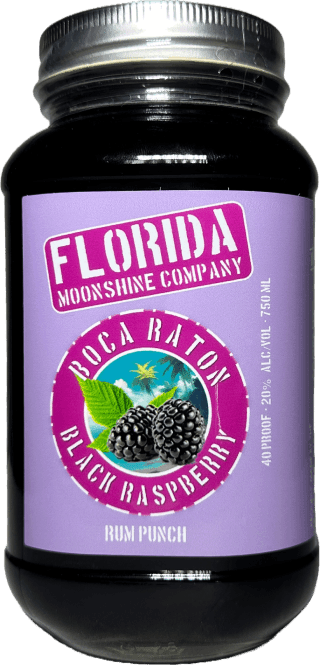 Florida Moonshine Company Boca Raton black raspberry moonshine