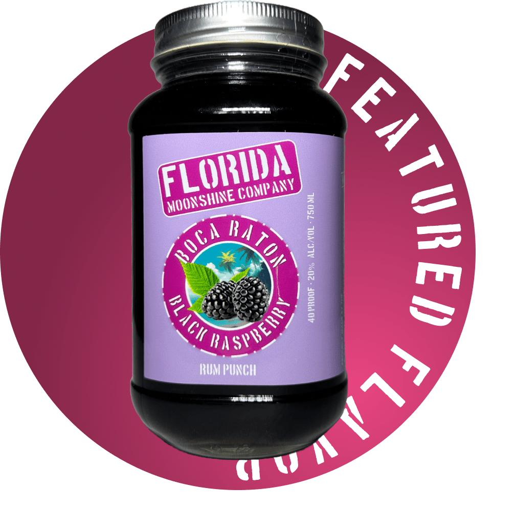 Featured Flavor Florida Moonshine Company Flavor - Boca Raton black raspberry